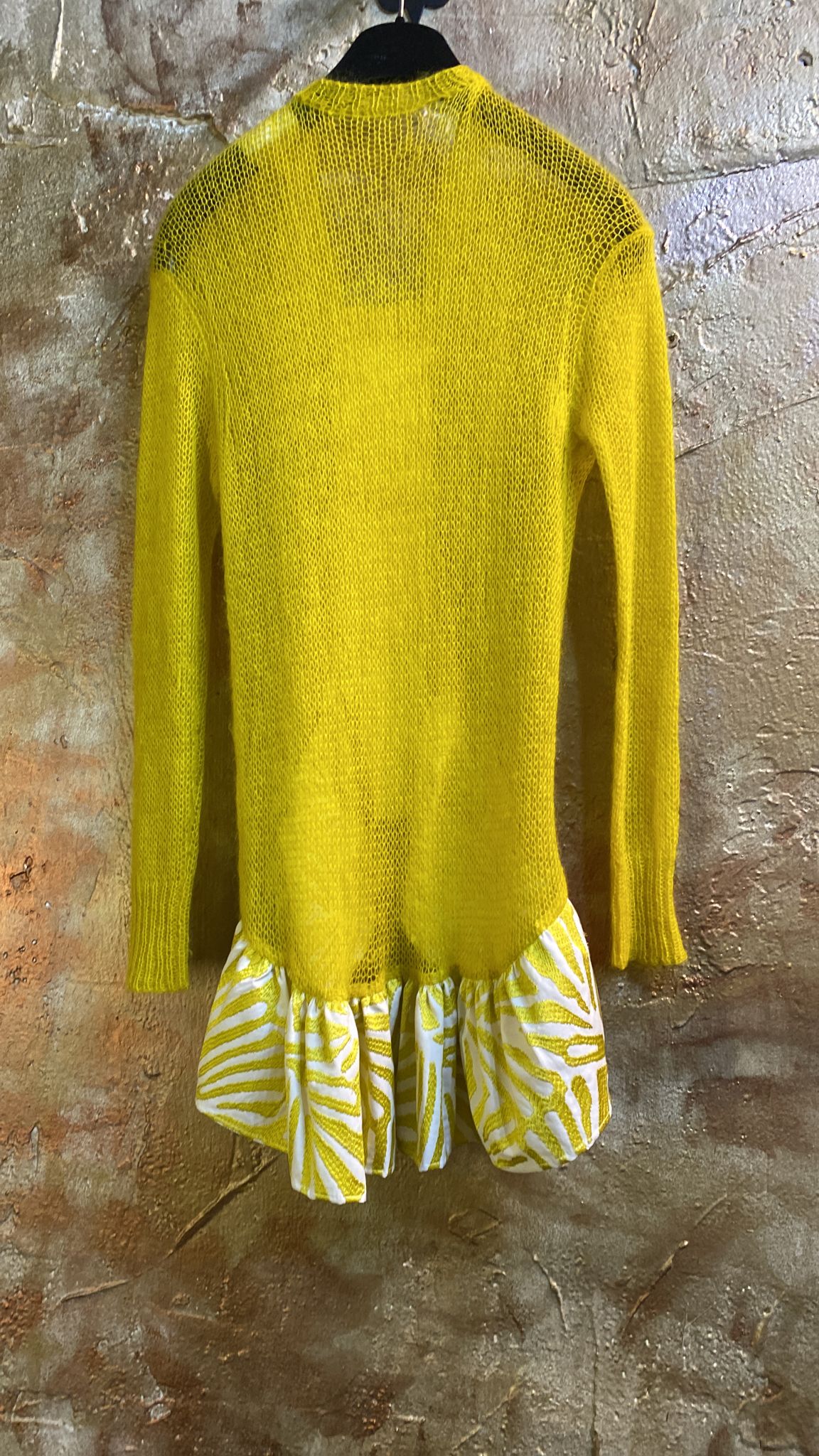 Paloma Herrero. Vestido lencero con jersey. Dos piezas