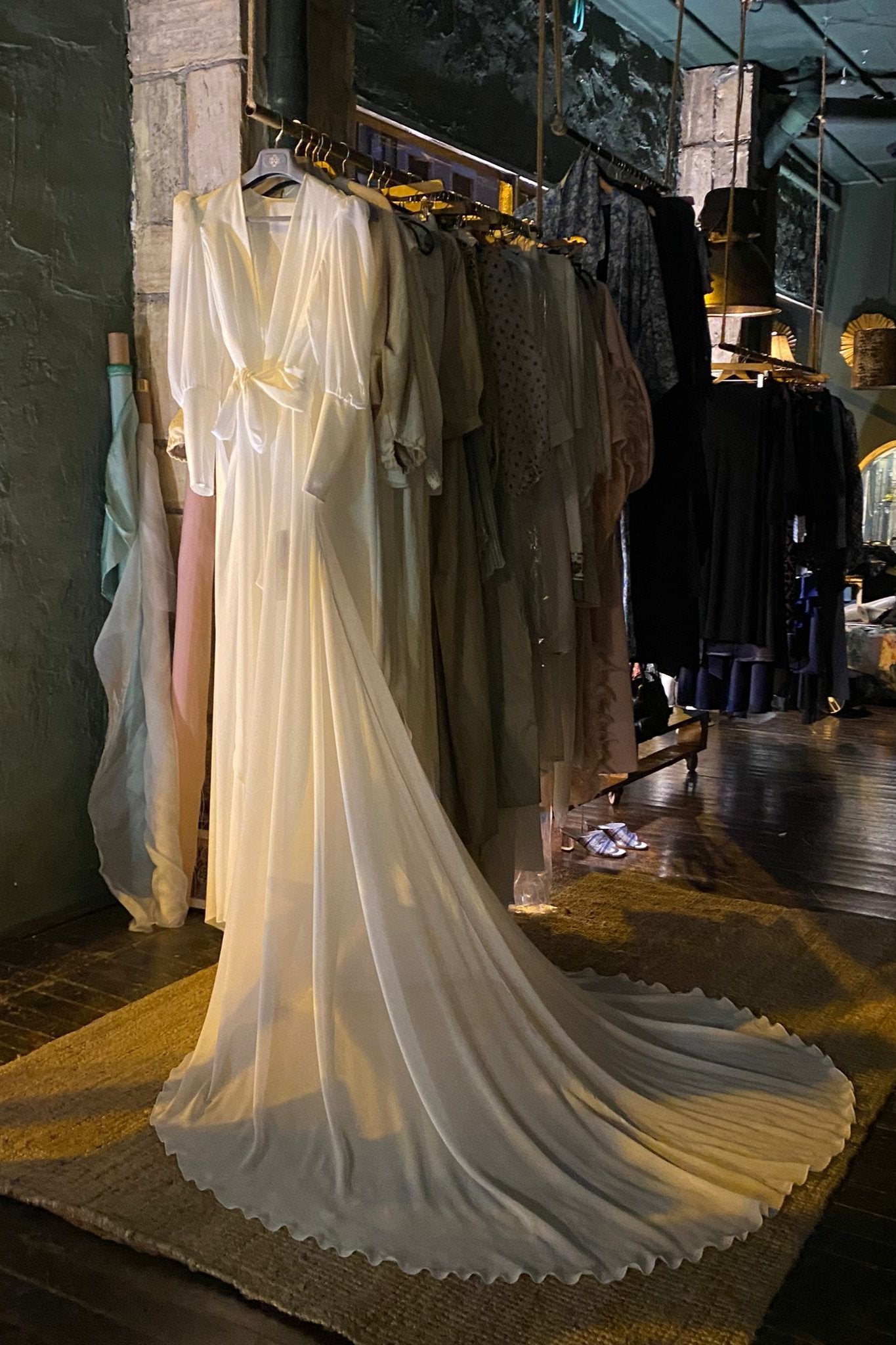Vestido de novia a media